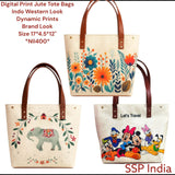 SHREE SHYAM PRODUCTS BIG SIZE JUTE PRINTED TOTE BAGS