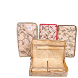 SHREE SHYAM PRODUCTS TISSUE SILK 9 POCKET JEWELLERY POUCH