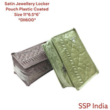SHREE SHYAM PRODCUTS FRILL PATTERN SATIN LOCKER POUCH