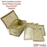 SHREE SHYAM PRODCUTS FRILL PATTERN SATIN LOCKER POUCH