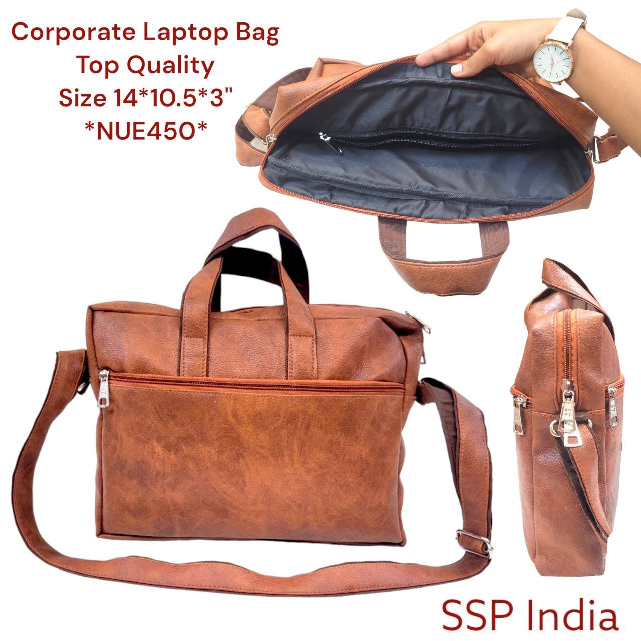 SHREE SHYAM PRODUCTS FAUX LEATHER OFFICE LAPTOP BAGS