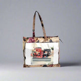 SHREE SHYAM PRODUCTS FLORAL PRINT TRANSPARENT MATTY GIFT BAGS