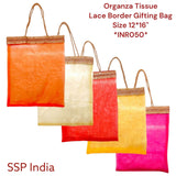 SHREE SHYAM PRODUCTS BIG TISSUE LACE GIFT BAGS