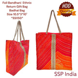 SHREE SHYAM PRODUCTS FOIL BANDHINI DESIGN GIFT BAGS