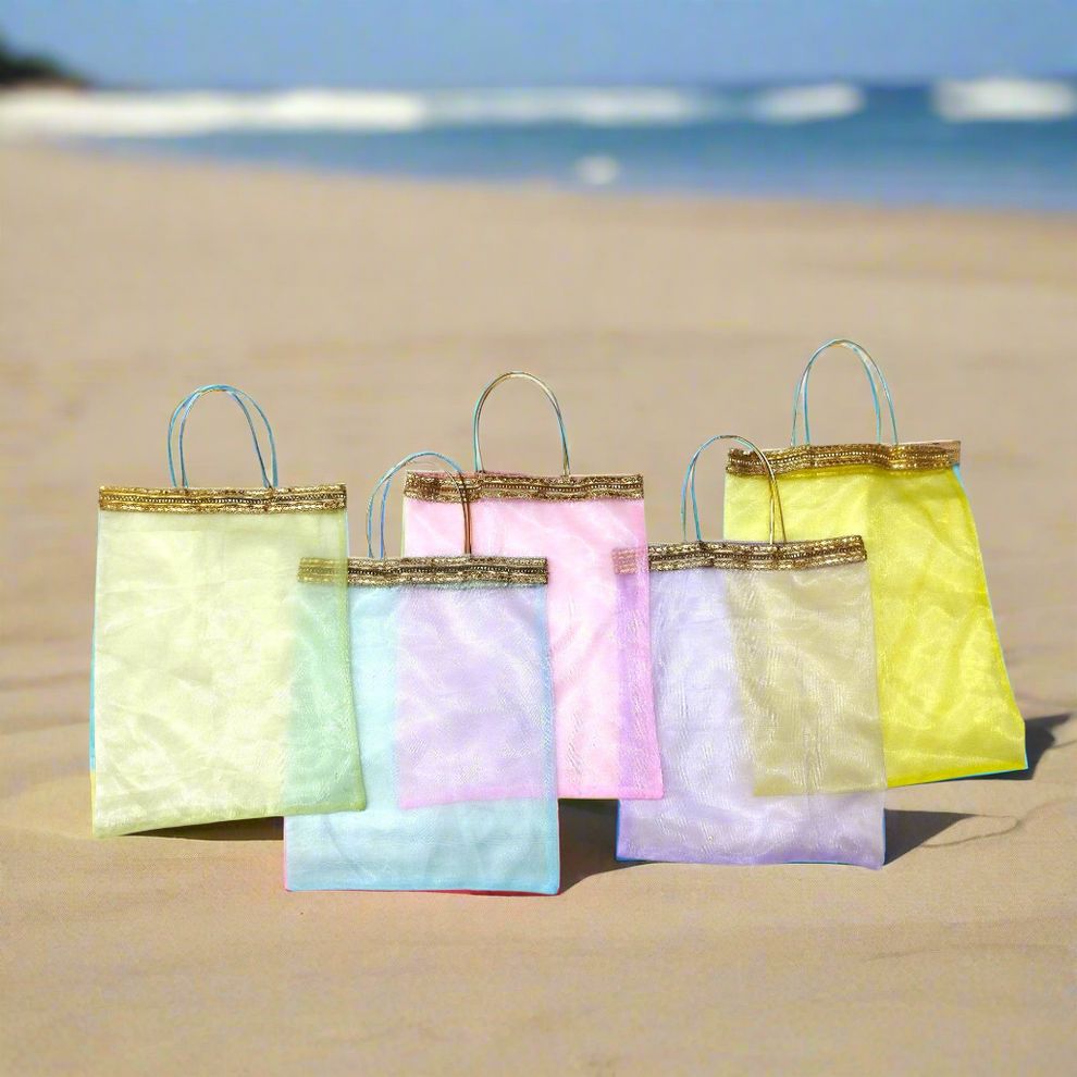 SHREE SHYAM PRODUCTS BIG PASTEL TISSUE GIFT BAGS