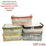 SHREE SHYAM PRODUCTS TRANSPARENT SATIN PIPIN TRAVEL POUCH