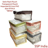 SHREE SHYAM PRODUCTS TRANSPARENT SATIN PIPIN TRAVEL POUCH