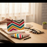 SHREE SHYAM PRODUCTS MULTI PRINT JUTE HAND POUCHES