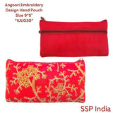 SHREE SHYAM PRODUCTS SILK EMBROIDERY HAND POUCHES