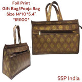 SHREE SHYAM PRODUCTS BROWN FOIL PRINT GIFT BAGS