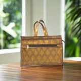 SHREE SHYAM PRODUCTS BROWN FOIL PRINT GIFT BAGS
