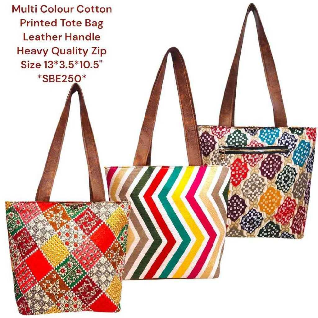SHREE SHYAM PRODUCTS MULTI PRINT INDO WESTERN HAND BAGS