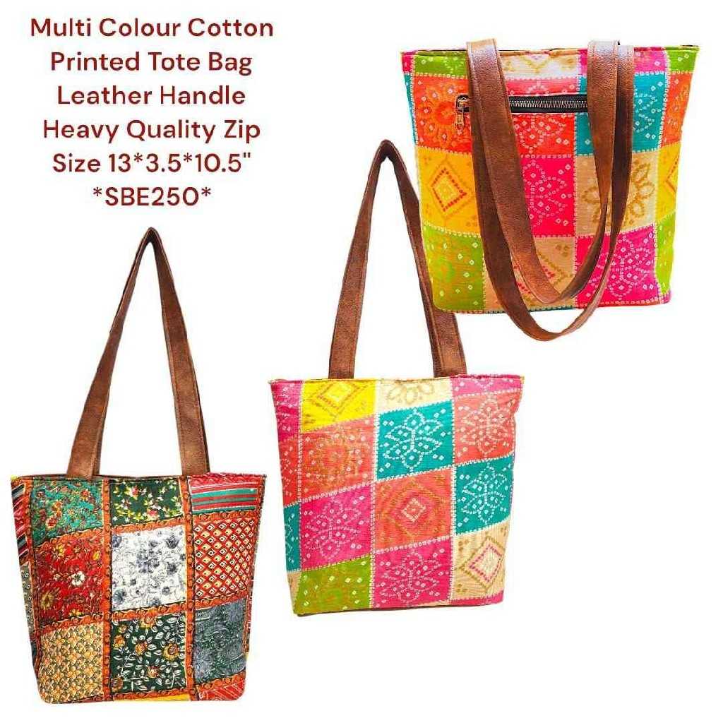 SHREE SHYAM PRODUCTS MULTI PRINT INDO WESTERN HAND BAGS