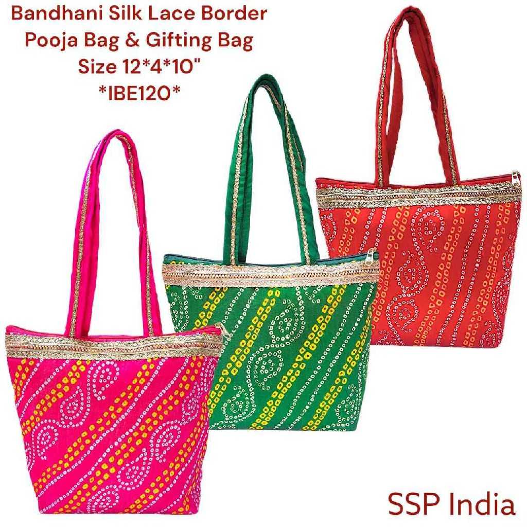 SHREE SHYAM PRODUCTS BANDHINI PRINT HAND BAGS