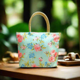 SHREE SHYAM PRODUCTS DIGITAL PRINT FLORAL DESIGN HAND BAGS