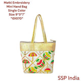SHREE SHYAM PRODUCTS SILK EMBROIDERY GIFT HANDBAG