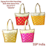SHREE SHYAM PRODUCTS MINI ZIGZAG DESIGN HANDBAG