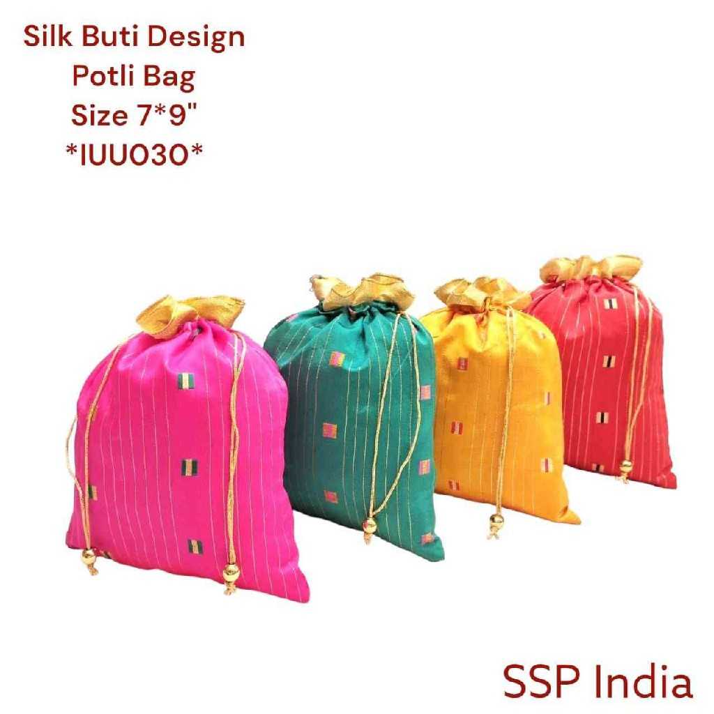SHREE SHYAM PRODUCTS 500 GMS SILK BUTI PACKING POTLI BAG