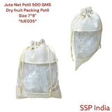 SHREE SHYAM PRODUCTS 500 GMS JUTE WINDOW POTLI BAG