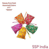 SHREE SHYAM PRODUCTS 250 GMS PATOLA PRINT PACKING POTLI BAG