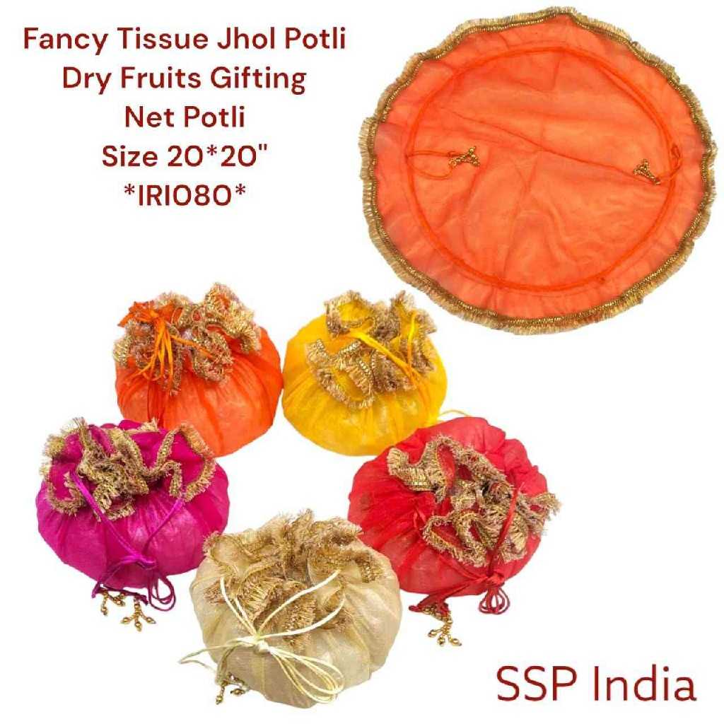 SHREE SHYAM PRODUCTS JHOL TISSUE NET POTLI BAGS