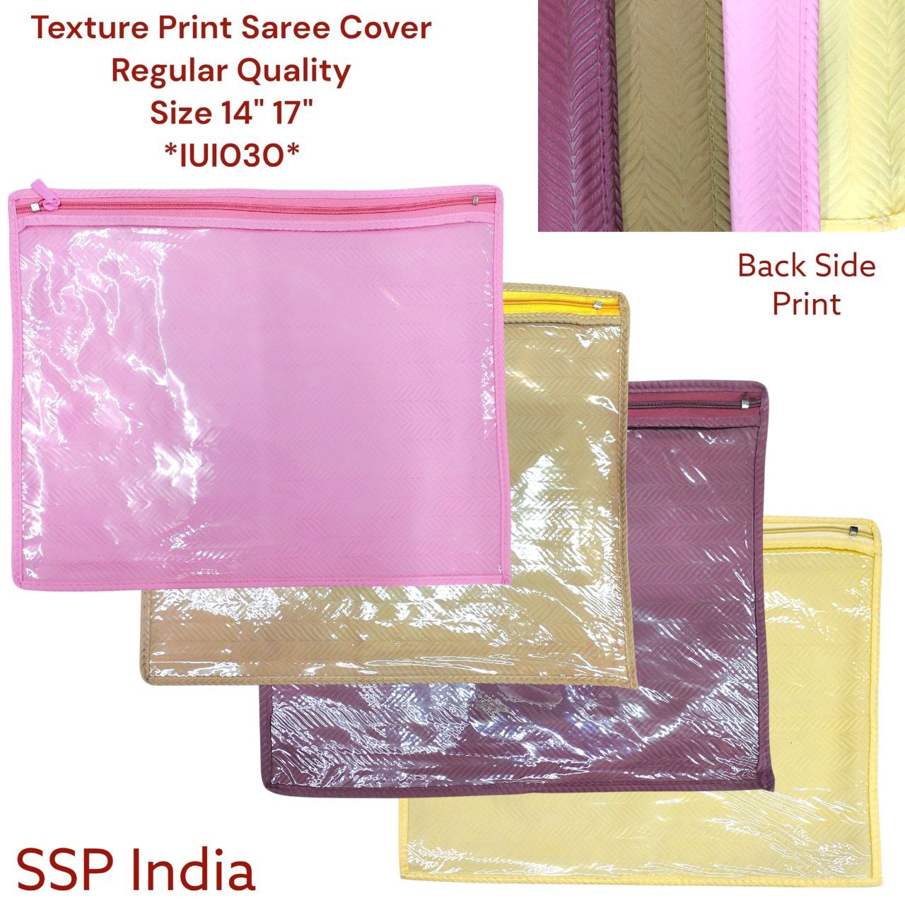 SHREE SHYAM PRODUCTS SINGLE SAREE COVER NON WOVEN TEXTURE