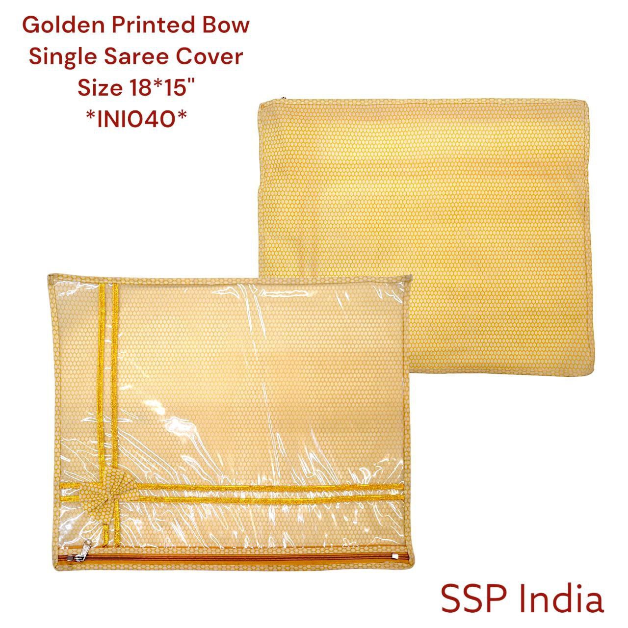 SHREE SHYAM PRODUCTS SINGLE SAREE COVER BOW COBRA