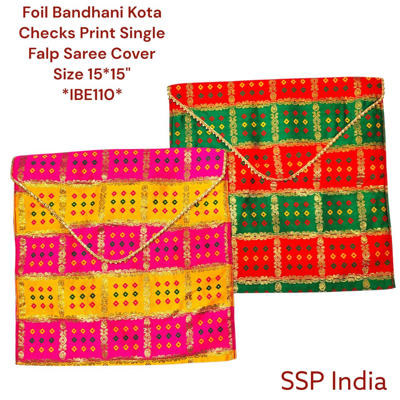 SHREE SHYAM PRODUCTS FLAP SAREE COVER FOIL BANDHANI