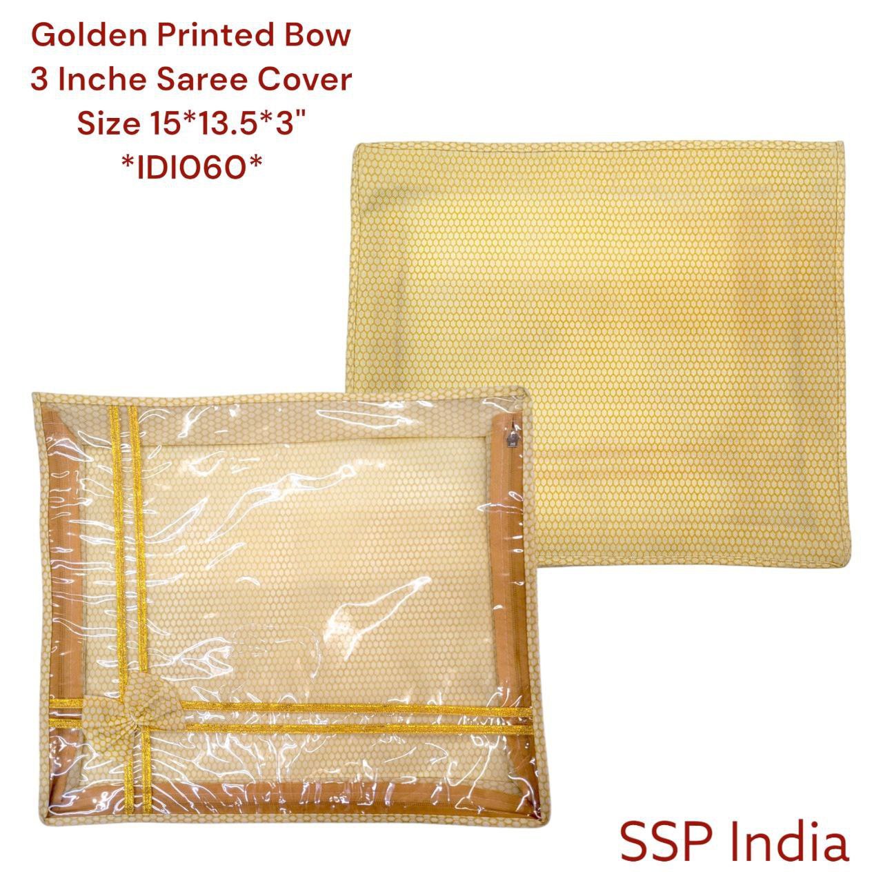 SHREE SHYAM PRODUCTS 3 INCH NON WOVEN COBRA SAREE COVER BOW