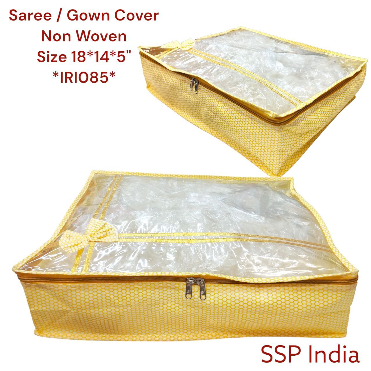 SHREE SHYAM PRODUCTS 5 INCH NON WOVEN SAREE COVER DRESS COVERCOBRA BOW