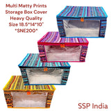 SHREE SHYAM PRODUCTS 10 INCH MATTY CHECKS BIG STORAGE COVER