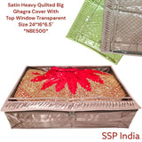 SHREE SHYAM PRODUCTS HEAVY QUILTY SATIN GHAGRA COVER