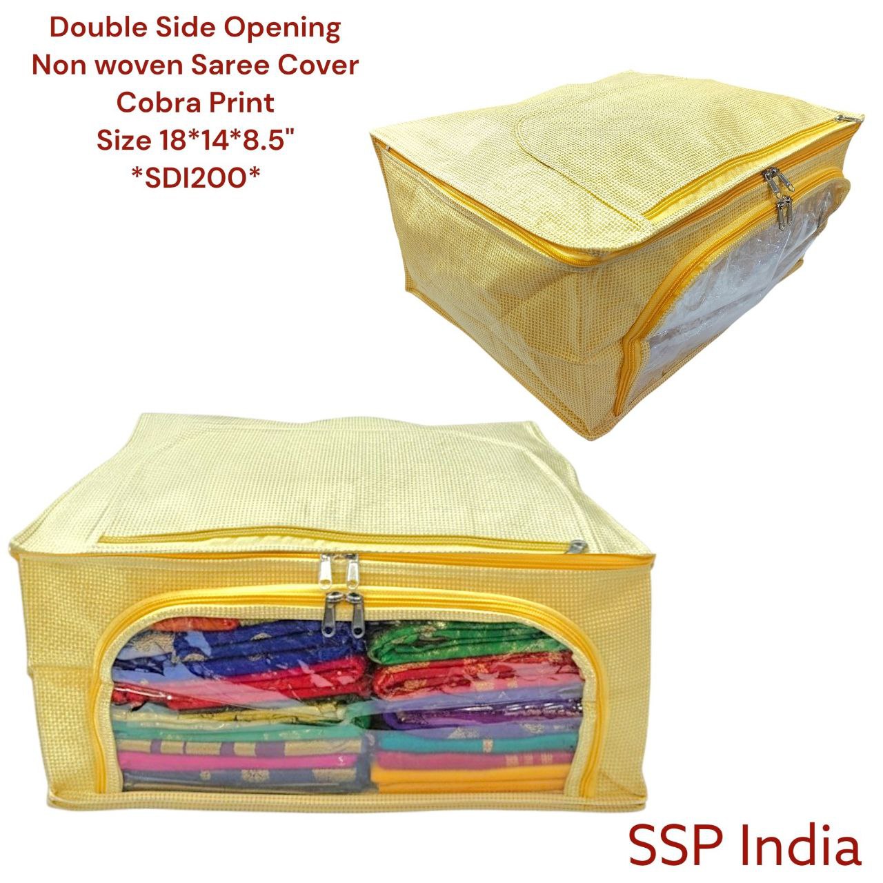 SHREE SHYAM PRODUCTS DOUBLE SIDE OPEN NON WOVEN STORAGE COVER