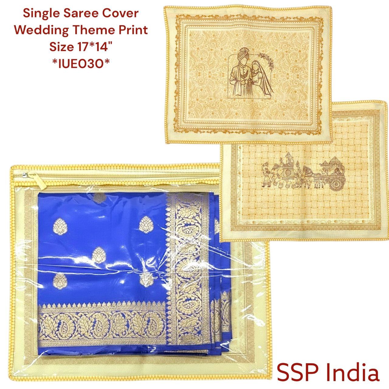 SHREE SHYAM PRODUCTS DOLI PRINT SINGLE SAREE COVER