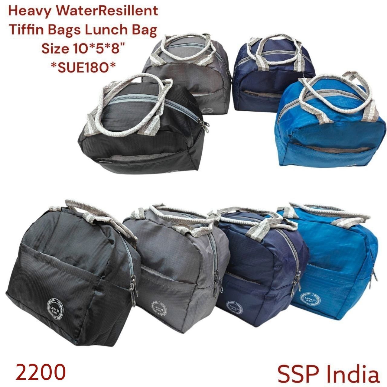 SHREE SHYAM PRODUCTS HEAVY QUALITY WATER RESILLENT TIFFIN BAGS LUNCH BAGS