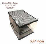 SHREE SHYAM PRODUCTS BLACK WHITE LINING BIG SIZE SHIRT COVER