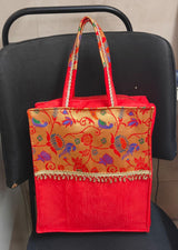 SHREE SHYAM PRODUCTS HALF HALF PAITHANI SILK GIFT BAGS BADHAI BAGS