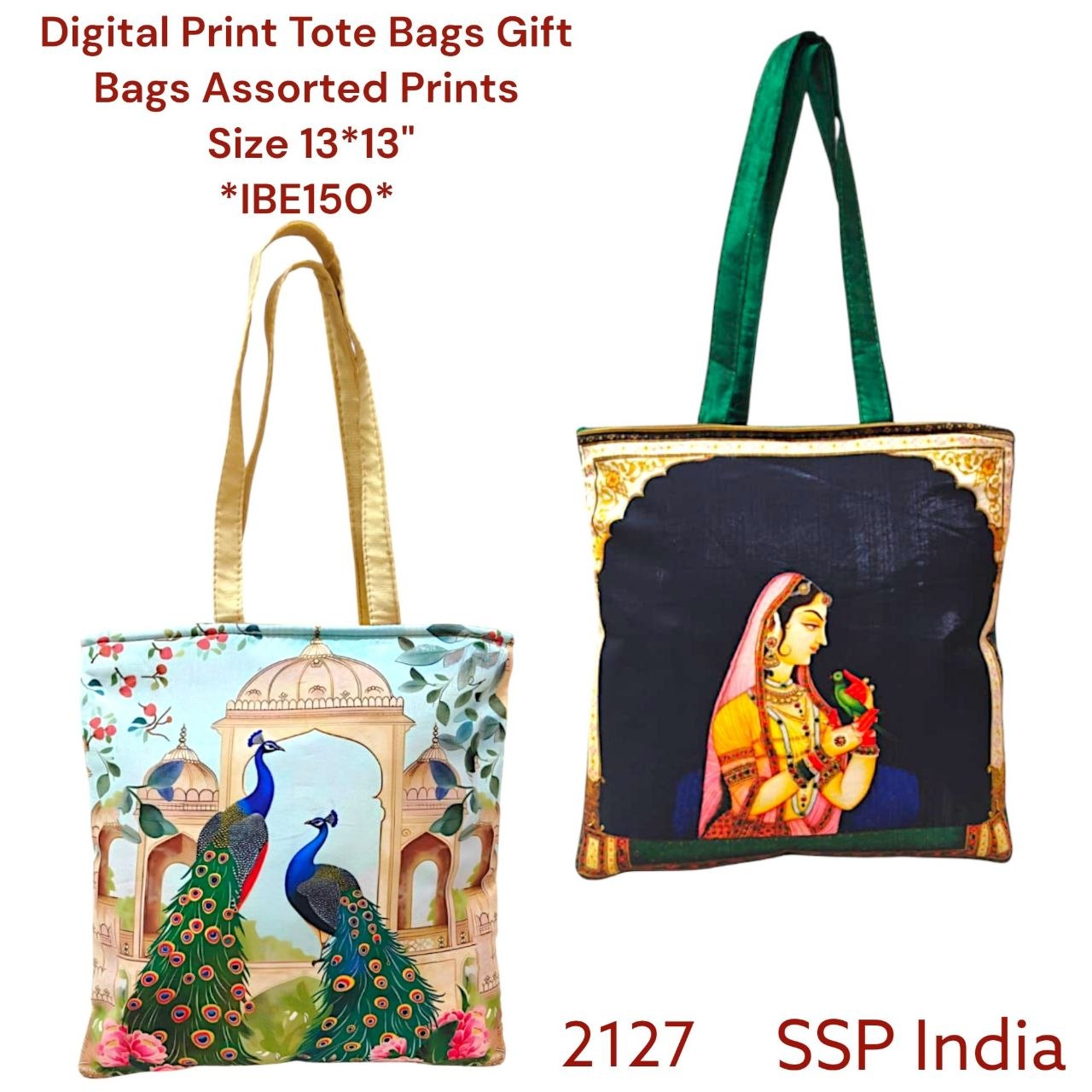 SHREE SHYAM PRODUCTS DIGITAL PRINT TOTE BAGS