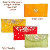 GOTTA PATTI HANDWORK SHAGUN ENVELOPE SILK