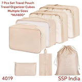 SHREE SHYAM PRODUCTS 7 PCS SET IMPORTED TRAVEL CUBES ORGANIZER