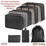 SHREE SHYAM PRODUCTS 7 PCS SET IMPORTED TRAVEL CUBES ORGANIZER