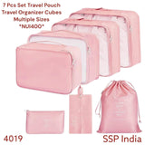 SHREE SHYAM PRODUCTS 7 PCS SET IMPORTED TRAVEL CUBES ORGANIZER