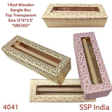 SHREE SHYAM PRODUCTS TOP TRANSPARENT 1 ROD WOODEN BANGLE WINDOW