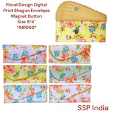 SHREE SHYAM PRODUCTS DIGITAL PRINT FLORAL DESIGN SHAGUN ENVELOPE