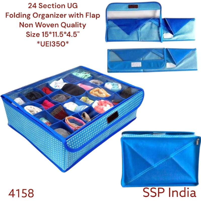 SHREE SHYAM PRODUCTS 24 POCKET SECTION NON WOVEN UG ORGANIZER