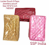 SHREE SHYAM PRODUCTS QUILTED SATIN LOCKER POUCH