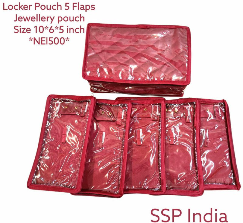 SHREE SHYAM PRODUCTS QUILTED SATIN LOCKER POUCH