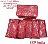 SHREE SHYAM PRODUCTS QUILTED SATIN LOCKER POUCH