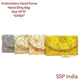 ANGOORI EMBROIDERY CLUTCH SLING BAGS