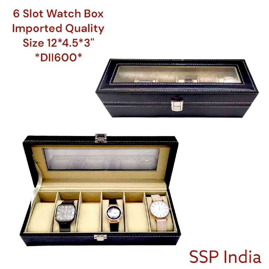 SHREE SHYAM PRODUCTS 6 SLOT WATCH BOX